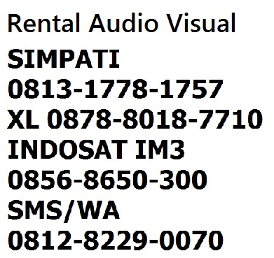 sewa kabel bnc, rental kabel rca, vga, listrik, hdmi